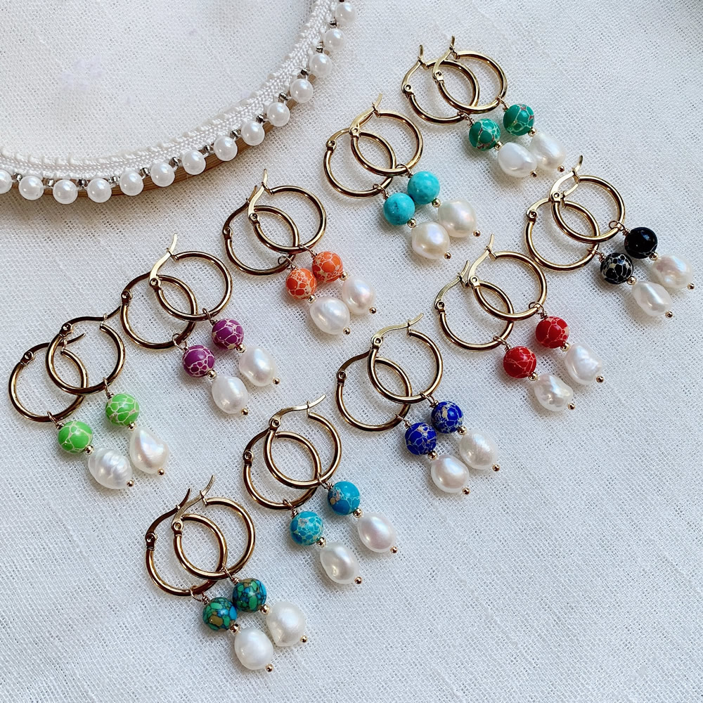 Natural Freshwater Baroque Pea - Aura Ethnic Fashion 评论和价格