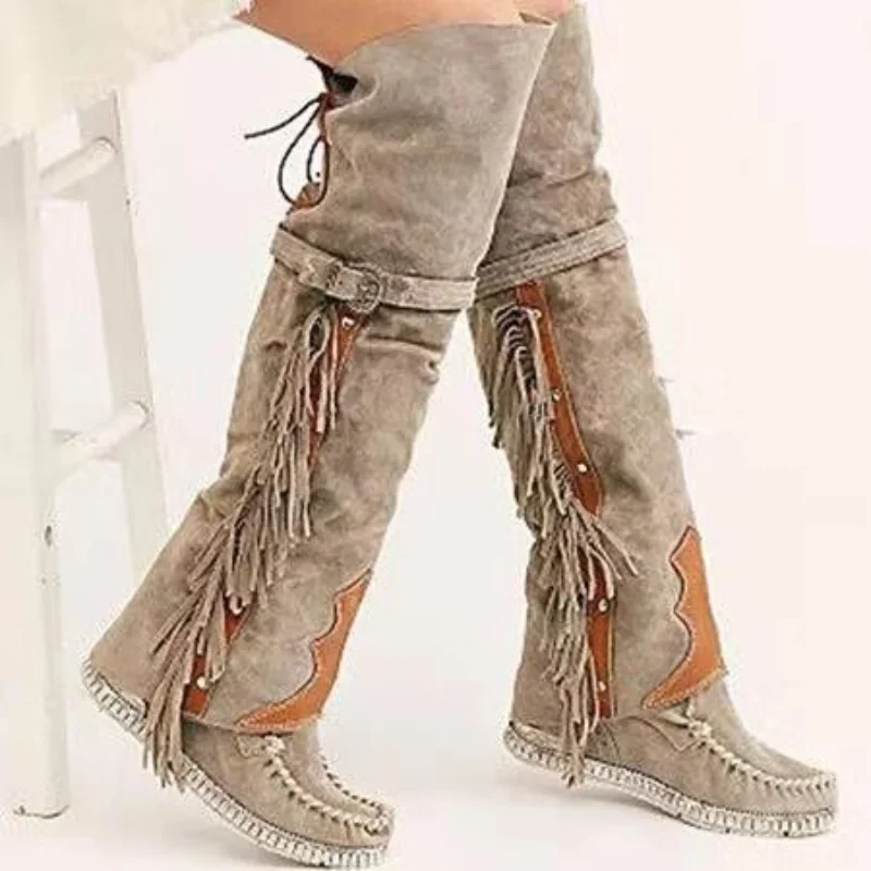 Fashion Bohemia Knee-length Wo - Ethnic Fashion 评论和价格