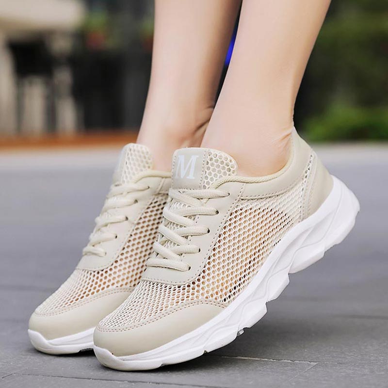 Summer Breathable Sneakers Wom - Ethnic Fashion Show Ideas 评论和价格