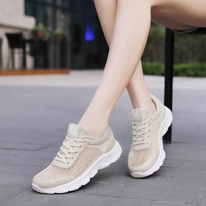 Summer Breathable Sneakers Wom - Ethnic Fashion Show Ideas 评论和价格