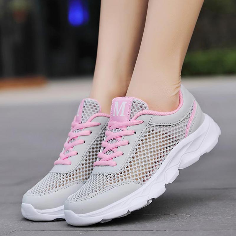 Summer Breathable Sneakers Wom - Ethnic Fashion Show Ideas 评论和价格
