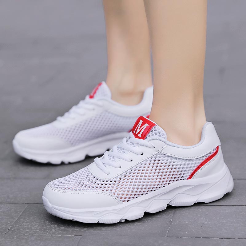 Summer Breathable Sneakers Wom - Ethnic Fashion Show Ideas 评论和价格