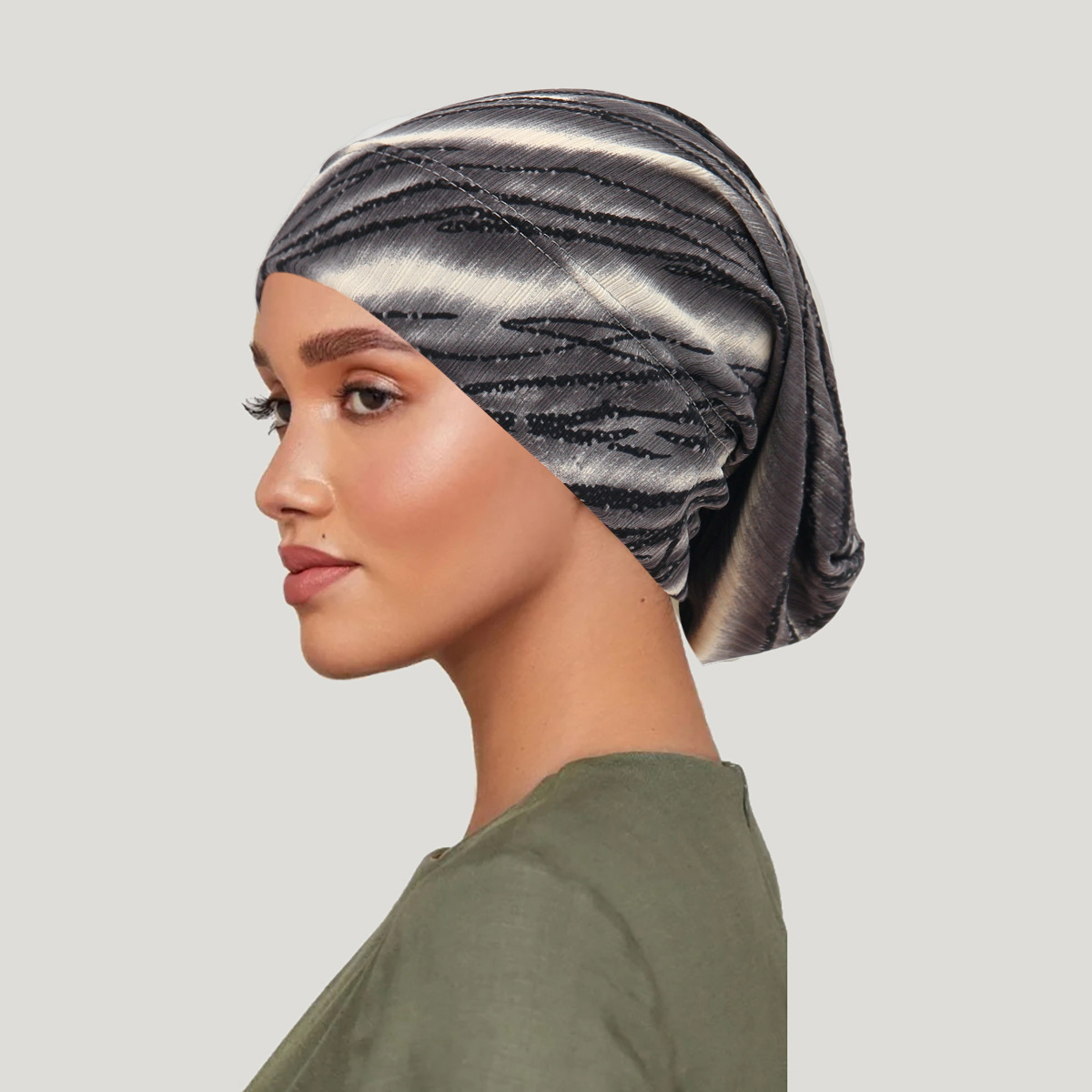 2026 New Tie-dye Hair Cover Ca - Ethnic Fashion 评论和价格