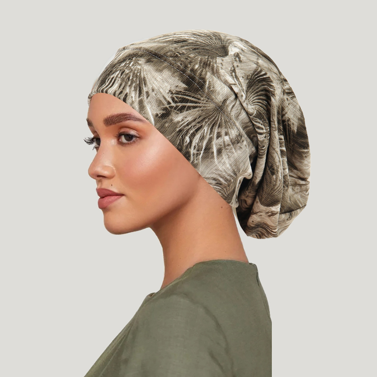 2026 New Tie-dye Hair Cover Ca - Ethnic Fashion 评论和价格