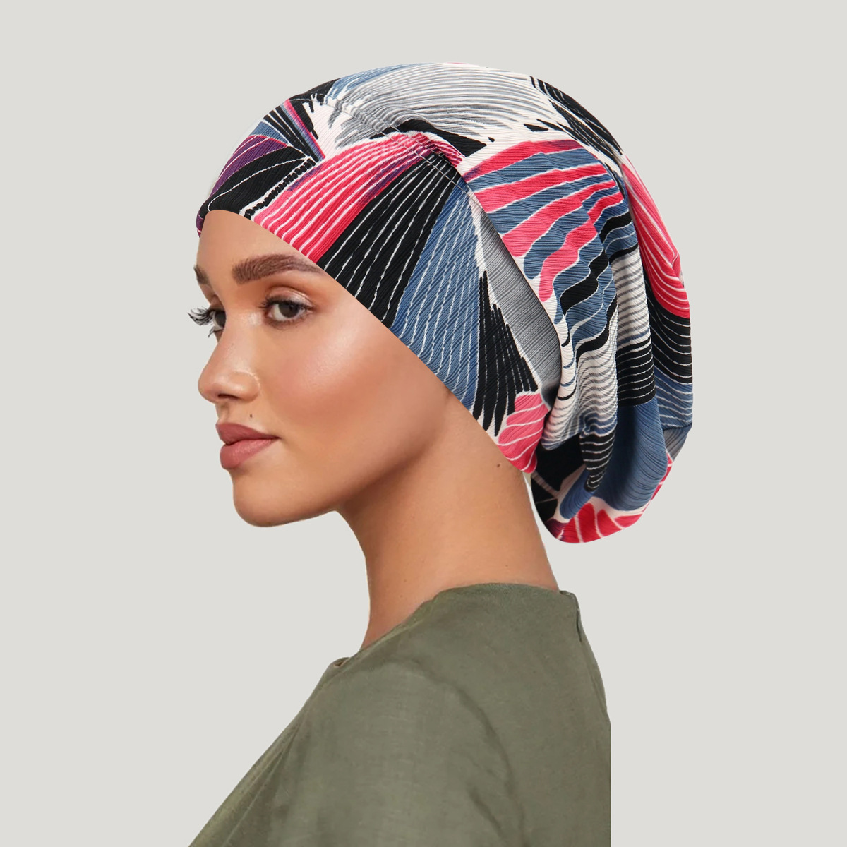 2026 New Tie-dye Hair Cover Ca - Ethnic Fashion 评论和价格