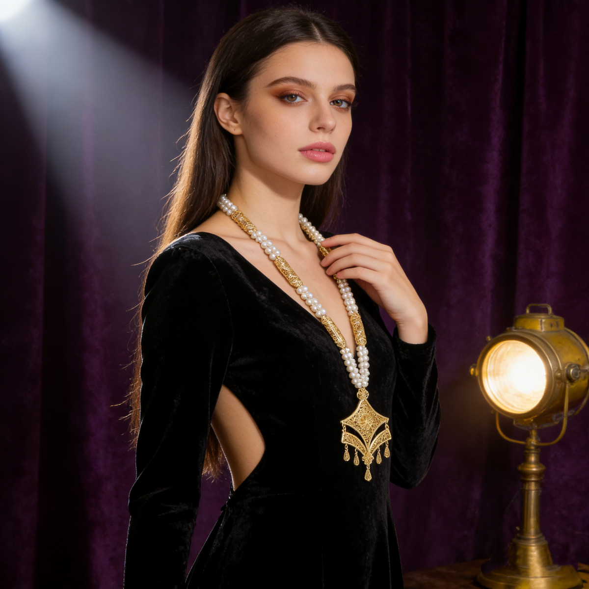 Arabian Ethnic Style Double La - Ethnic Fashion Imports 评论和价格