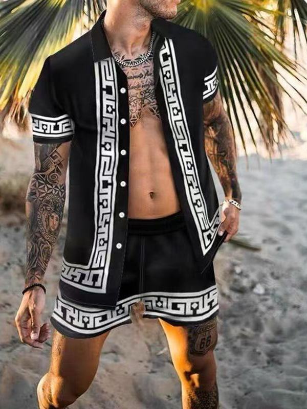 Summer Men's Casual Loose Shor - Ethnic Fashion 评论和价格