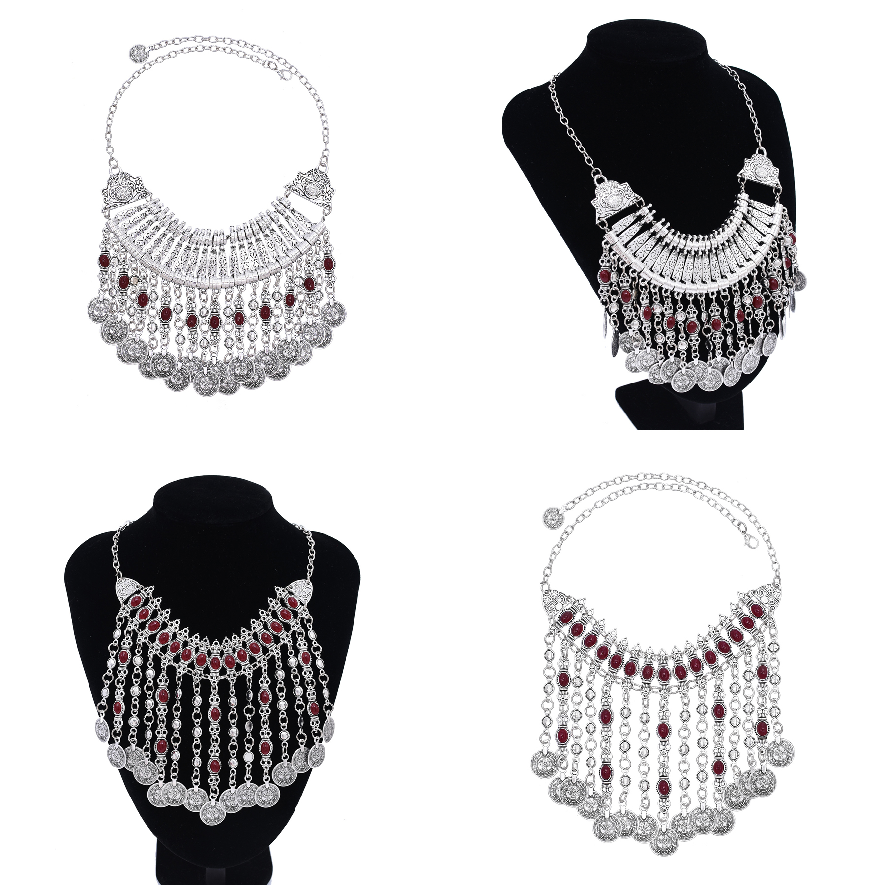 Vintage Silver Color Ethnic Co - Ethnic Fashion Co In 评论和价格