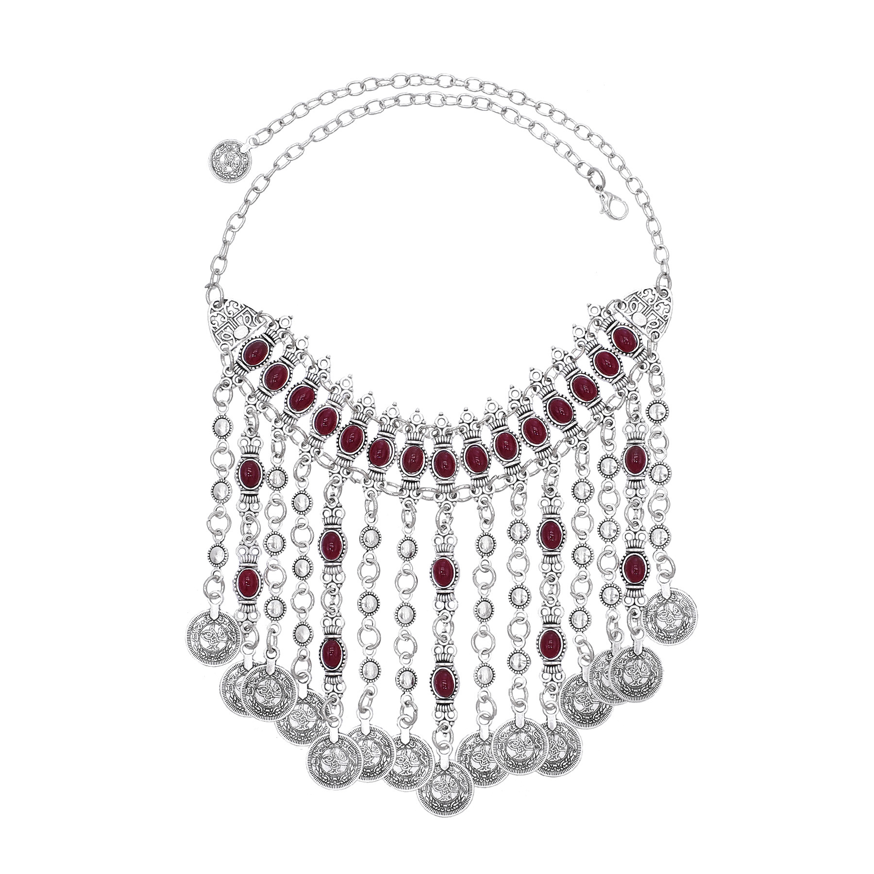 Vintage Silver Color Ethnic Co - Ethnic Fashion Co In 评论和价格