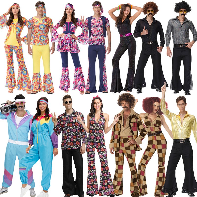 Disco Costume Halloween 70s Re - Fashion Show Ethnic Wear 评论和价格