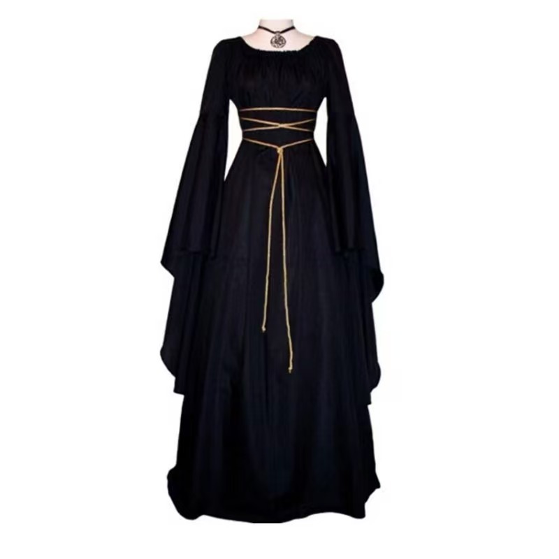 Stage Performance Black Witch  - Fashion Show Ethnic Wear 评论和价格