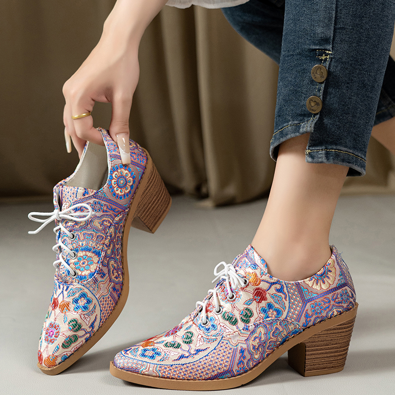 Ethnic Ladies Boots Spring Win - Ethnic Fashion 评论和价格