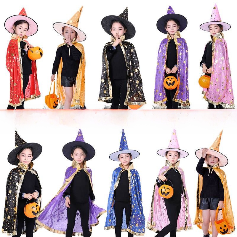 Halloween Witch Costume Cape W - Fashion Show Ethnic Wear 评论和价格