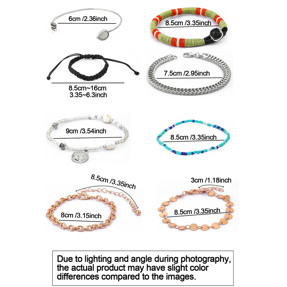 Bohemian Layered Bracelet Set  - Ethnic Fashion Co In 评论和价格